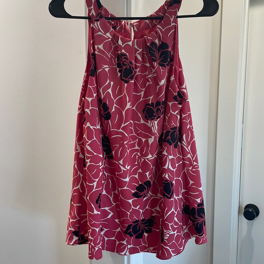 Ann Taylor 12P flowy sleeveless dress top